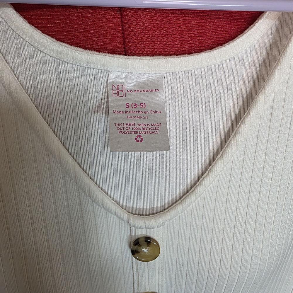 No Boundaries White and Red Plaid Mini Dress - Picture 3 of 3